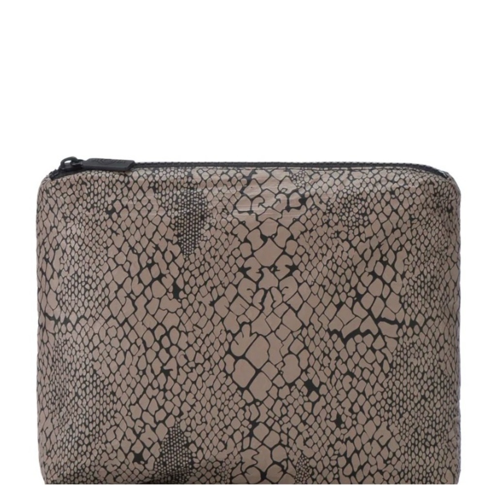 Brand new Aloha Collection small waterproof Python print pouch